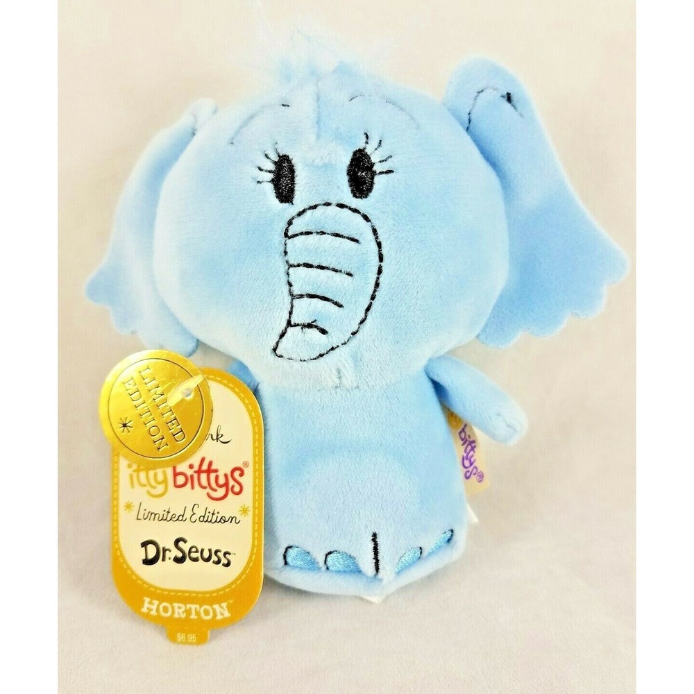 Hallmark Itty Bitty Bittys Horton Dr. Seuss Horton Hears a Who Blue Elephant NWT